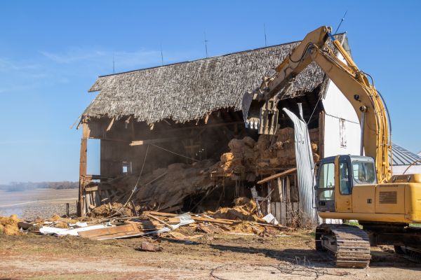 Barn Demolition in Noblesville