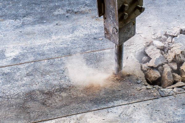 Concrete Patio Removal in Noblesville