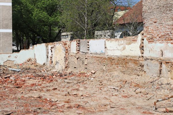 Brick Wall Demolition in Noblesville