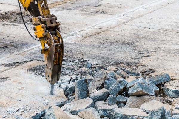 Parking Lot Removal in Noblesville
