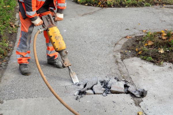 Concrete Sidewalk Removal in Noblesville