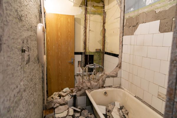 Shower Tile Demolition in Noblesville